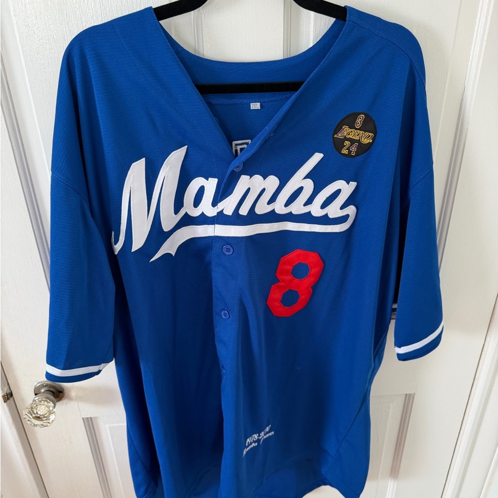 Blue 2XL Sports Jersey Kobe Bryant